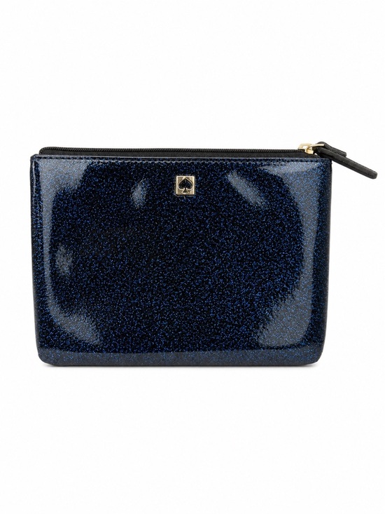 kate spade Handbags - kate spade Glitter Navy Zip Cosmetic Pouch